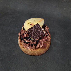 Tartelette poire Belle-Hélène