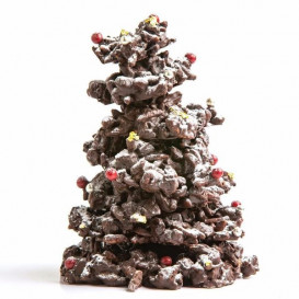 Sapin de Noël amandes cassis chocolat Au Régal Breton