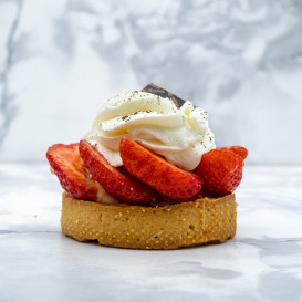 Tartelette fraises-chantilly